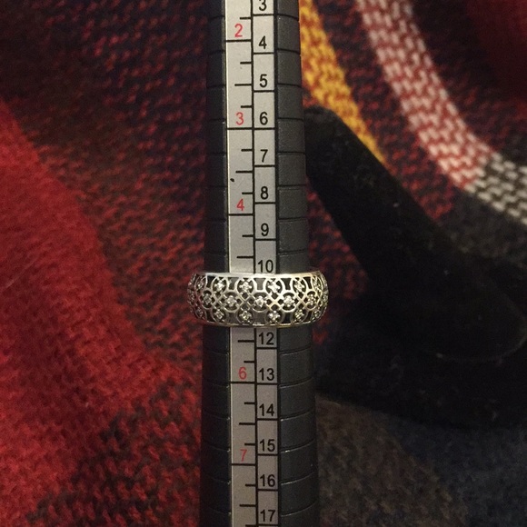 PANDORA Silver CZ Lattice Size 5 - Picture 5 of 8